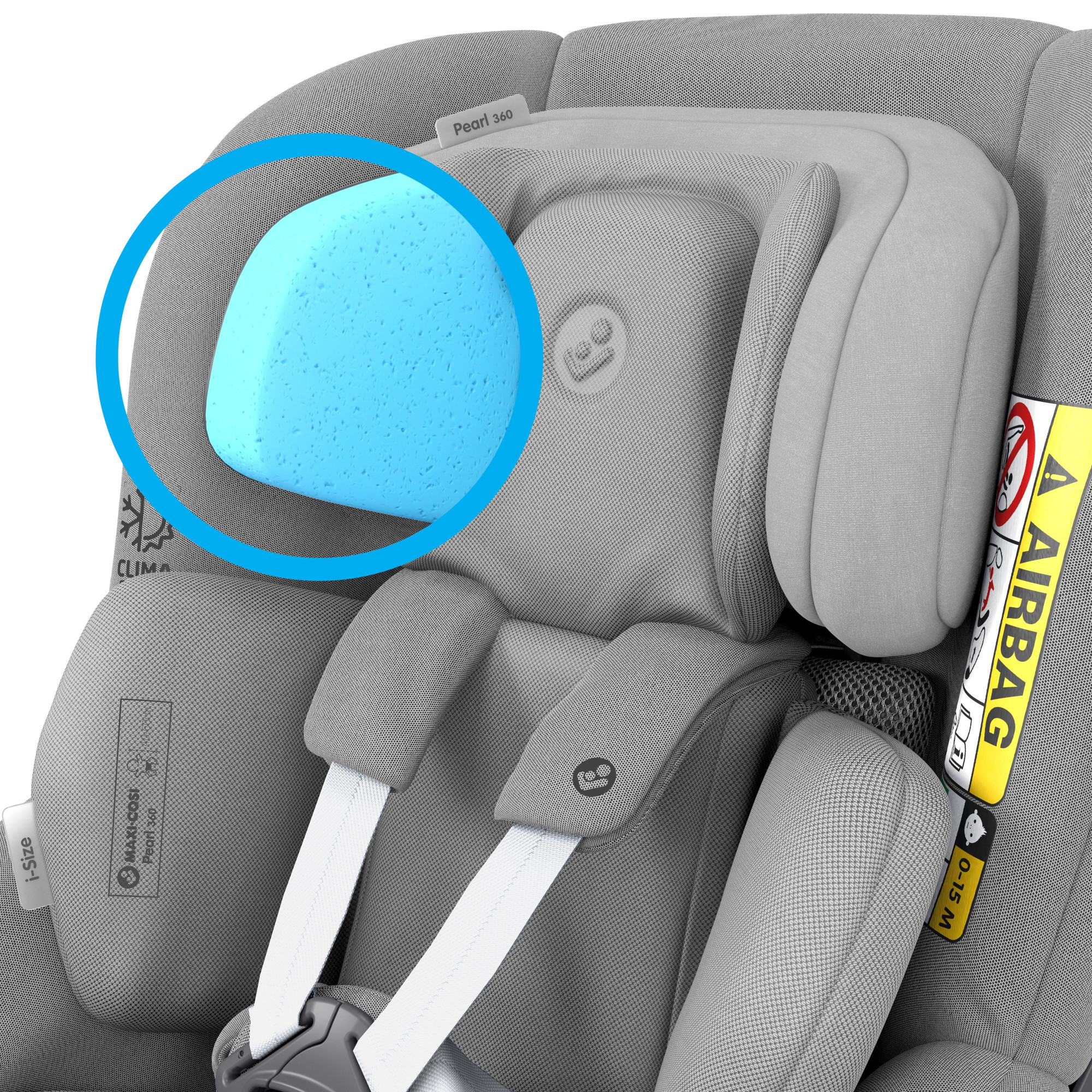 Fotelik Maxi-Cosi Pearl 360 od 0-18 kg Autentic Grey