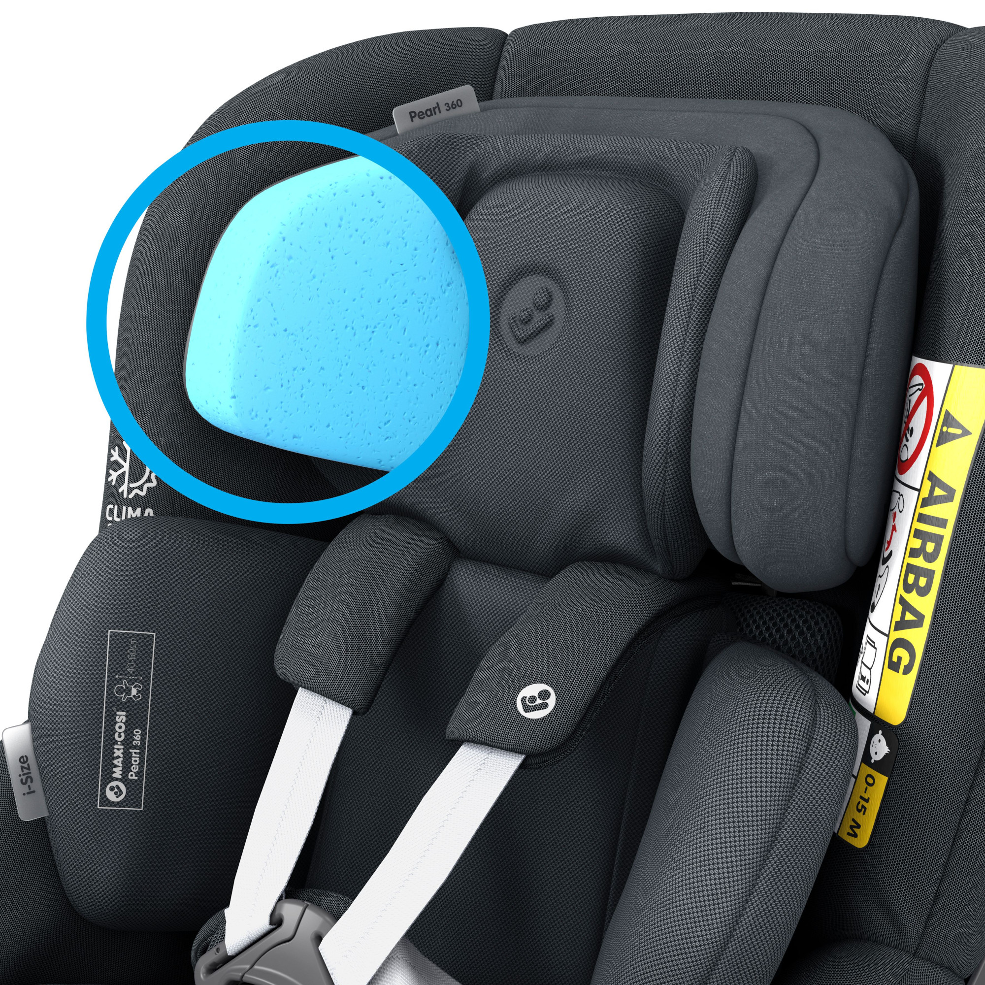 Fotelik Maxi-Cosi Pearl 360 od 0-18 kg - Autentic graphite