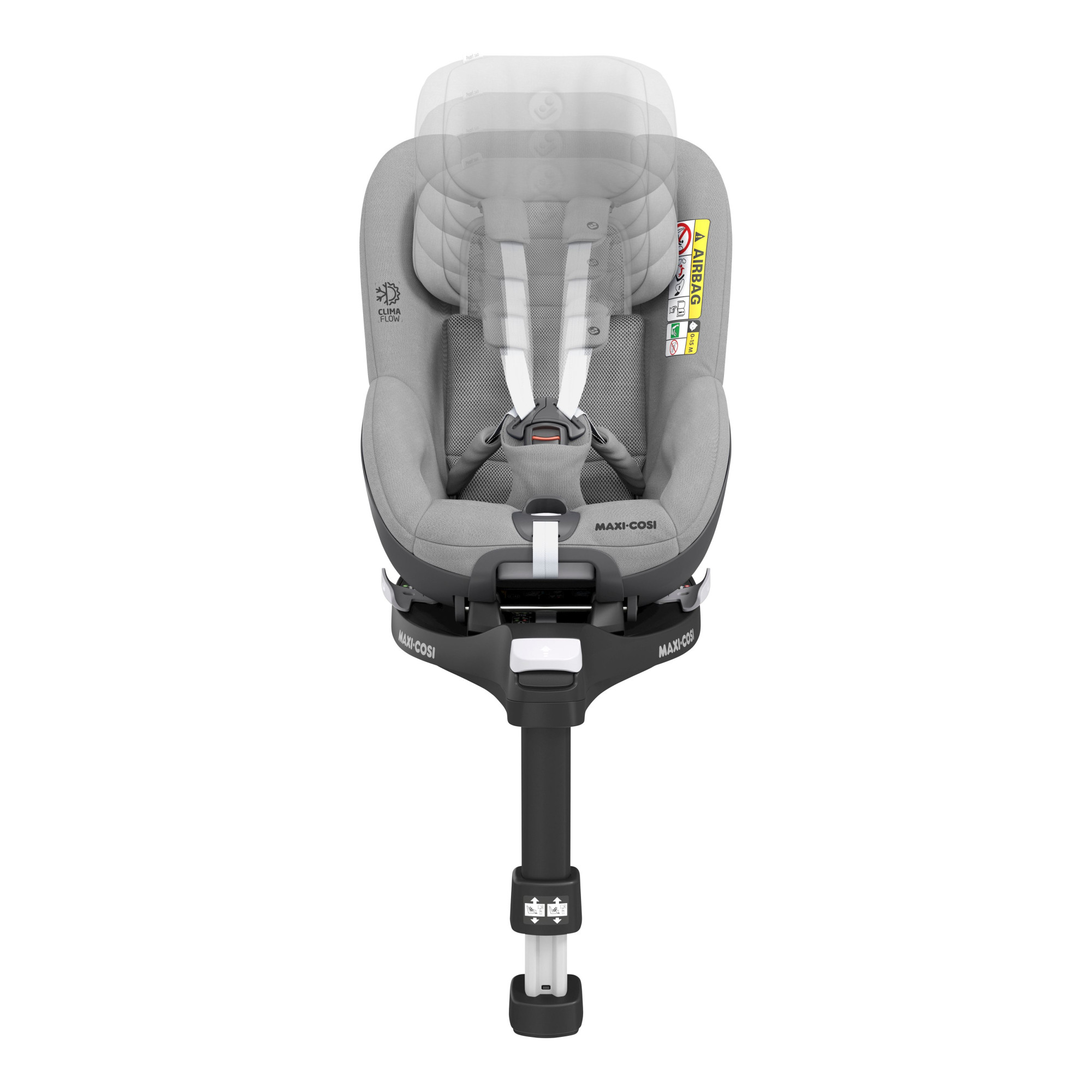 Fotelik Maxi-Cosi Pearl 360 od 0-18 kg Autentic Grey
