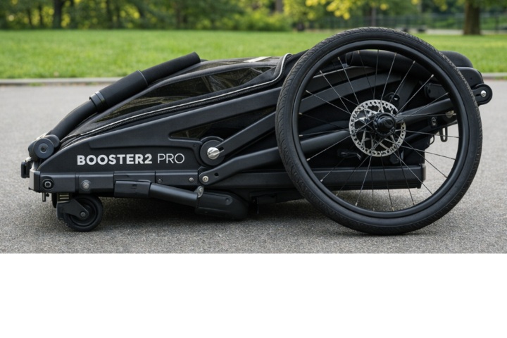 X-Lander Booster 2 PRO - podwójna, wielofunkcyjna przyczepka rowerowa 3w1