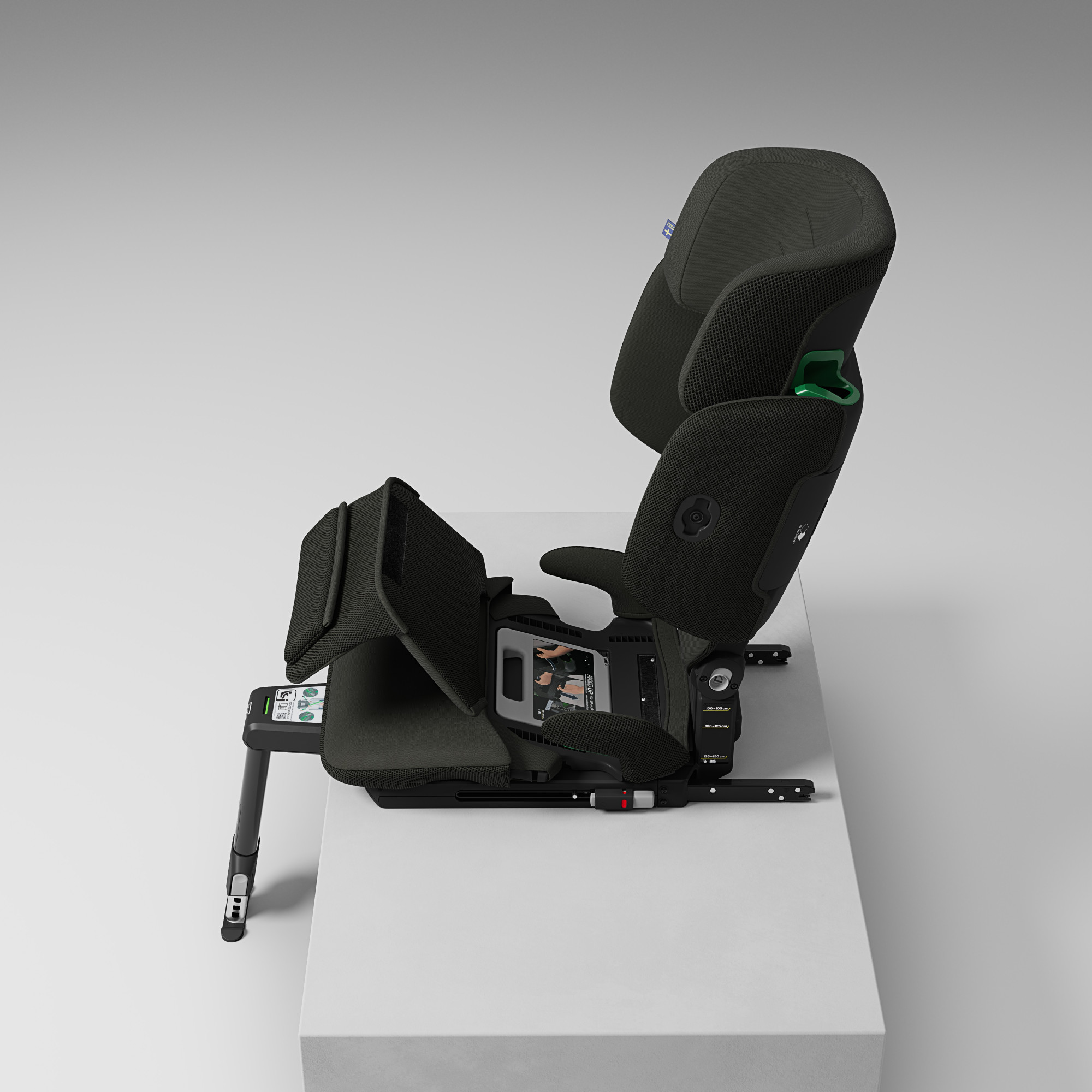 Fotelik Axkid UP 100-150 cm | Forest Moss Green